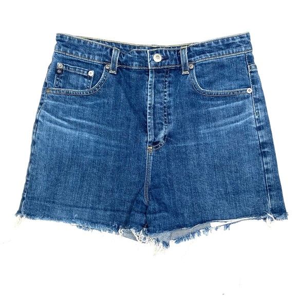 ALEXA CHUNG for AG Denim Cut Off Jean Short - Picture 1 of 14